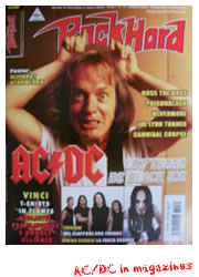 AC/DC magazine covers - 2008 